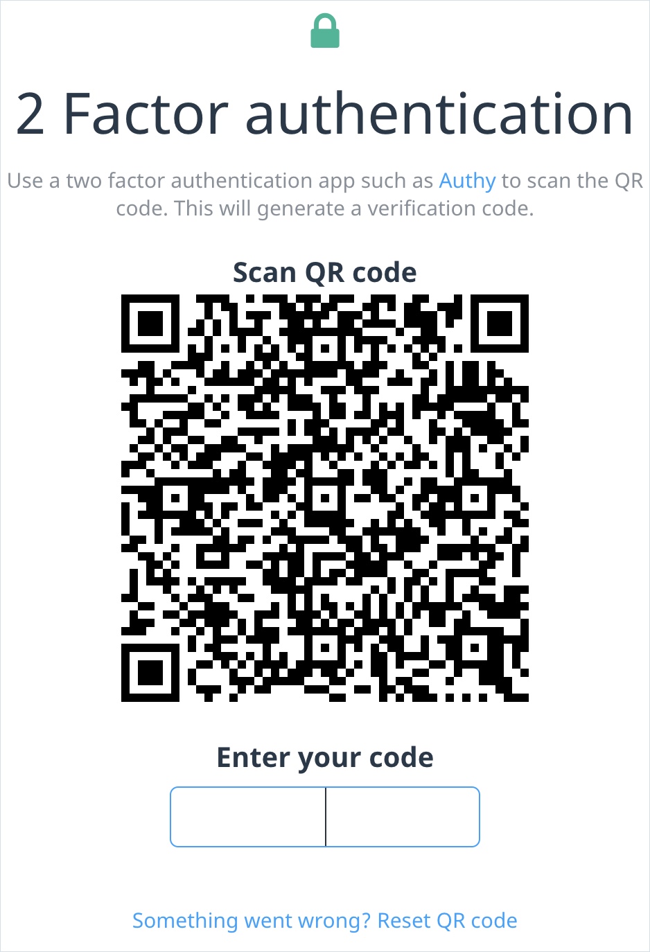 qr code epic games 2fa